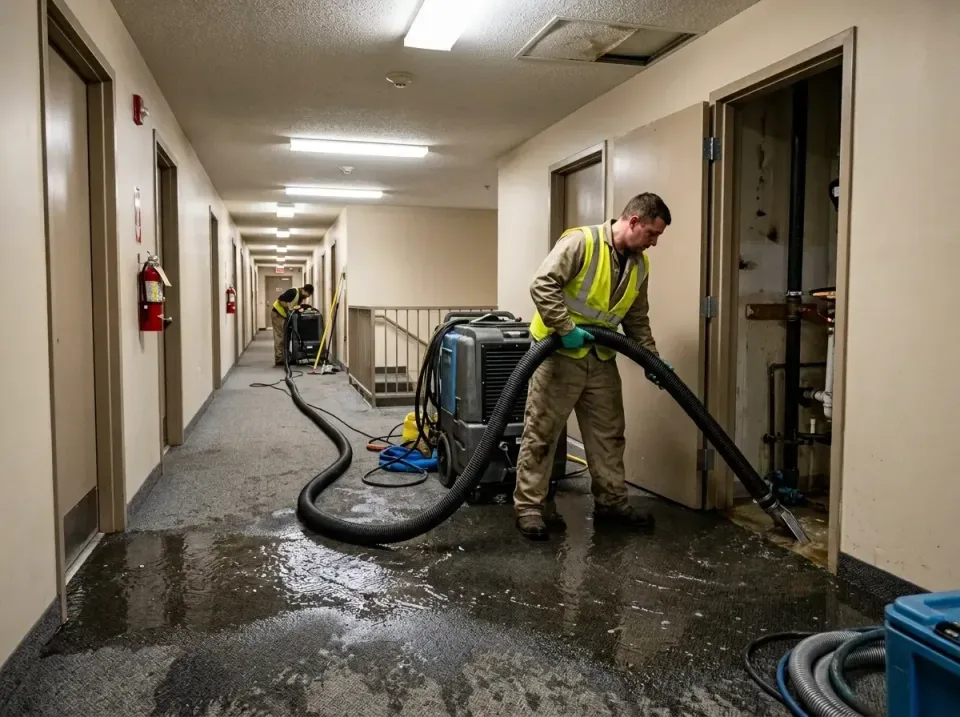 multi-unit-apartment-hallway-f-005 — frequently asked questions, Emergency Burst Pipe Water Extraction & Removal in Massanet…